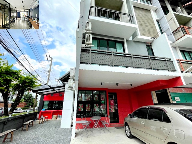 ให้เช่าโฮมออฟฟิศ 4 ชั้น อารียา MRT ศรีนุช จดทะเบียนบริษัทได้ 29ตรว. 250ตรม. ระเบียง 6นอน 7น้ำ 2จอดรถ 5แอร์ เดินทางสะดวก ธัญญะ ช็อปปิ้ง พาร์ค