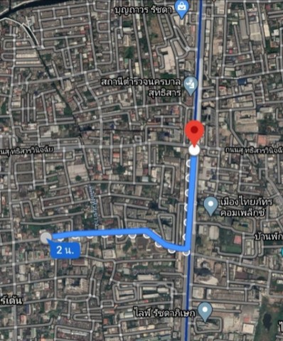 ขายอาคารสำนักงาน 7ชั้น ซอยรัชดา 17 เนื้อที่รวม 440 ตรว ใกล้ MRTสุทธิสารห่างปากซอย500 เมตร พื้นที่ใช้สอย 3,850 ตรม มีลิฟท์