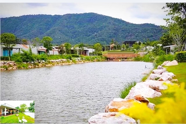 สวรรค์บนโลก อุทยานเขาใหญ่ ให้เช่าบ้าน 2 ชั้น บ้านโปร่ง พักผ่อน 150ตรว. 325ตรม. วิวลำธารธรรมชาติ 2นอน 3น้ำ 2จอดรถ 3แอร์  