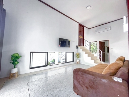 House for sale, 3 bedrooms, 2 bathrooms, fully decorated. Near the Blue Fresh Market, Lipa Noi Subdistrict, Wiriya 2, Koh Samui District.