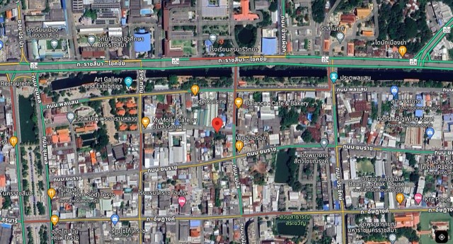 ขายที่ดินเปล่า 128 ตารางวา  (ใจกลางเมืองโคราช) ตำบลในเมือง อำเภอเมืองนครราชสีมา จังหวัดนครราชสีมา