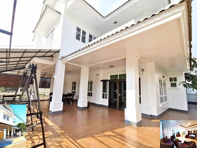 สไตล์วิลล่า 5นอน ​ฟังก์ชั่นครบ 92ตรว. MRT คลองบางไผ่ 3.5กม. ให้เช่าบ้านเดี่ยวหลังใหญ่ 3 ชั้น 352ตรม. ตลาดบัวทอง 3น้ำ 6แอร์ 