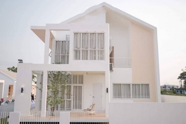 บ้านเดี่ยว 2 ชั้น มินิมอลนอร์ดิก ท่ารั้ว ดอยสะเก็ด 