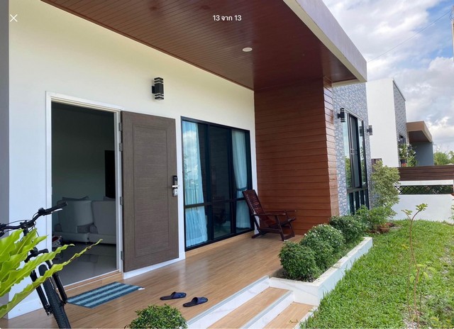 บ้านเดี่ยว ใหม่มาก ทำเลดี น้ำไม่ท่วม อนาคตใกล้สนามบินแห่งใหม่ที่จะมาเร็วๆนี้