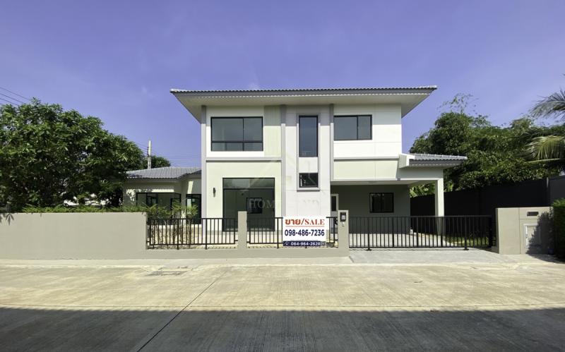 บ้านเดี่ยว 2 ชั้น หมู่บ้าน คาซ่าวิลล์ ปิ่นเกล้า-ศรีรัช  รีโนเวทใหม่ หลังมุม