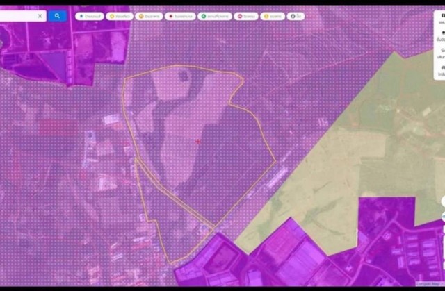 ที่ดินเขาคันทรงผังสีม่วงลาย 1400 ไร่ อ.ศรีราชา จ.ชลบุรี