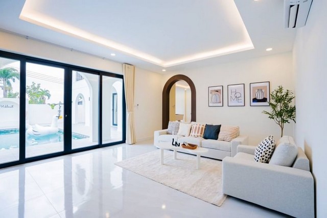 บ้านเดี่ยวหลังใหญ่ พัทยา ห้วยใหญ่ ตกแต่งสวย สระว่ายน้ำส่วนตัว ชลบุรี FSP-H068