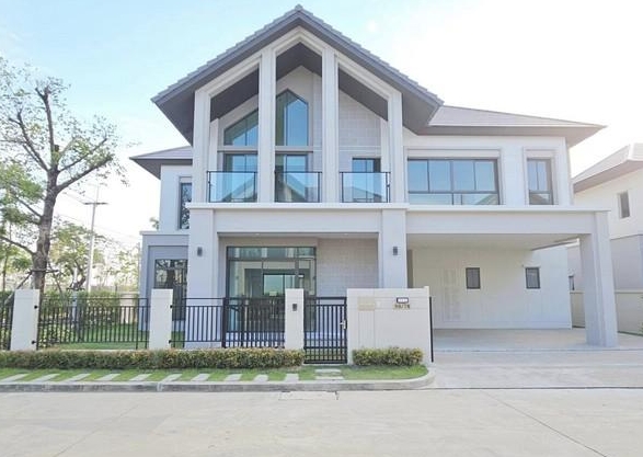  ขายบ้านเดี่ยว 2 ชั้น บางกอก บูเลอวาร์ด รามอินทรา – วัชรพล สายไหม แปลงมุม 75 ตรว. 5 ห้องนอน 5ห้องน้ำ