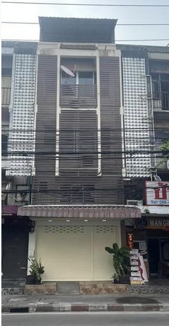 ให้เช่าและขายอาคาร 5 ชั้น  ย่านเหม๋งจ๋าย ถนนประชาอุทิศ ใกล้ร้านอาหารนาทอง 