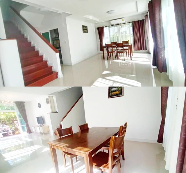 เซ็นทรัล ชลบุรี  ใหญ่สุดในโครงการ ขาย-เช่าบ้านเดี่ยว 2 ชั้น 4นอน 3น้ำ 2จอดรถ บางแสน  72ตรว. 220ตรม.