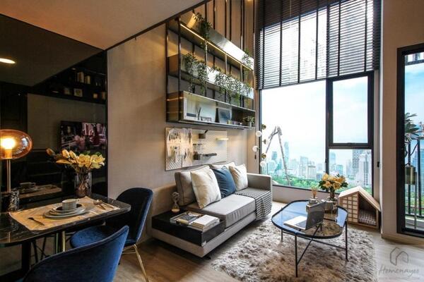 ขายดาวน์คอนโด The Origin Plug & Play รามอินทรา 224,900 บาท(ผ่อนดาวน์ครบแล้ว) 26.6+13 sq.m. ห้องมุม ตึก B ชั้น 10 ห้อง B1006 