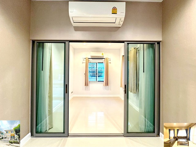 เดอะ พาซิโอ มอลล์ ให้เช่าบ้านเดี่ยว 2 ชั้น 4นอน 3น้ำ 1จอดรถ 6แอร์  APL ลาดกระบัง ทำเลดี 328ตรว. 215ตรม.  เฟอร์บางส่วน