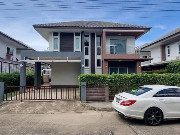 ขายต่ำกว่าราคาประเมิน 3.6 ล้าน ให้เช่า 20,000 บาท 59.3 ตรว. สไตล์โมเดิร์น​ สารภี ใกล้รร.นานาชาติ​ABS, Unity​ Concord