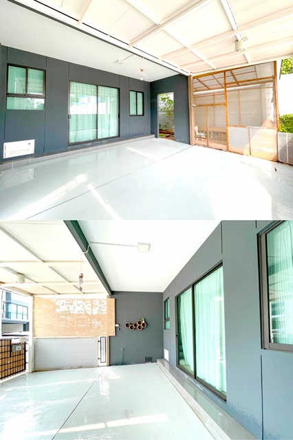 เงียบสงบ 27ตรว. 200ตรม.BRT เจริญราษฎร์ ให้เช่าทาวน์โฮม 2 ชั้น  บ้านทิศใต้ หลังมุม 2นอน 2น้ำ 2จอดรถ 3แอร์ เข้าออกได้หลายเส้นทาง