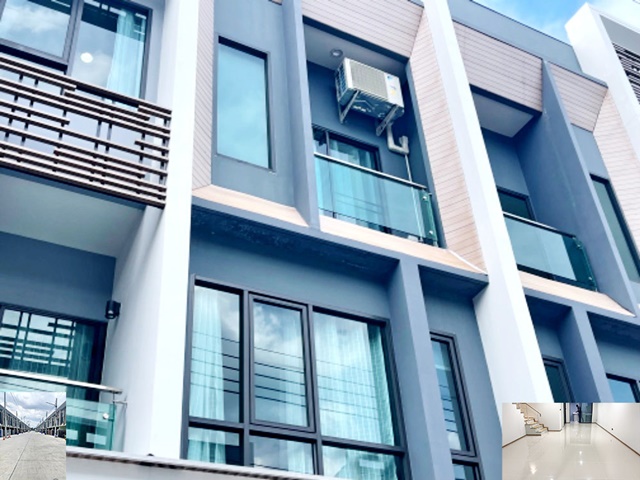 ให้เช่าโฮมออฟฟิศ 3 ชั้น 24ตรว. MRT มหาดไทย 180ตรม. วิชั่น 4นอน 4น้ำ 2จอดรถ 3แอร์ เข้าออกได้หลายทาง ตลาดปัฐวิกรณ์ 