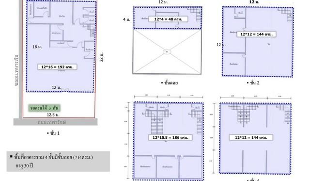 POR3977 ให้เช่า อาคารพาณิชย์  ติดถนนเทพารักษ์ กม. 4 ใกล้แยกศรีเทพา ใกล้ MRT ศรีเทพา แหล่งชุมชน ตรงข้ามตลาดสด เหมาะทำธุรกิจ