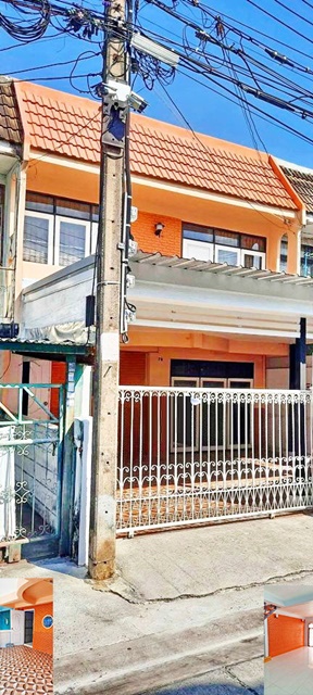 BTS บางจาก ให้เช่าทาวน์เฮาส์ 2 ชั้น รีโนเวทใหม่  2นอน 2น้ำ 2จอดรถ เฟอร์บางส่วน บรรยากาศดี 1แอร์ 18ตรว. 95ตรม. 