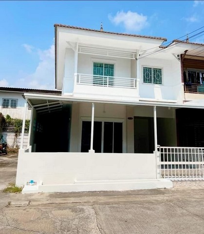 ขายบ้านแฝดหลังมุม ถนนเมน ม.มณฑล8 บ้านแฝดเลียบคลองทวีวัฒนา