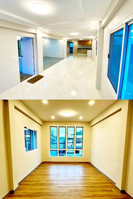 ติดถนนใหญ่ 3นอน ใหญ่มาก ให้เช่าทาวน์โฮม 2 ชั้น ใหม่ 34ตรว.180 ตรม.  MRT บางกะปิ  นิด้า เสรีไทย รามคำแหง 113 เดอะมอลล์ บางกะปิ