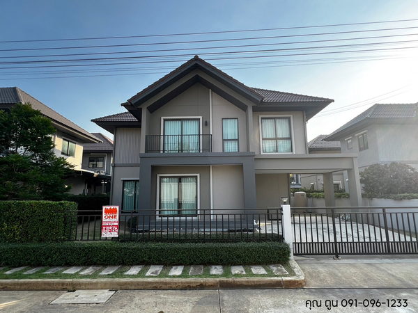  ขายบ้านเดี่ยว 2 ชั้น หมู่บ้าน PAVE BANGNA พื้นที่ 61.4 ตร.ว. 4 ห้องนอน 3 ห้องน้ำ ตกแต่งสวย บ้านทำเลสงบ ฝั่งตรงข้ามโล่งเป็นส่วนตัวมาก