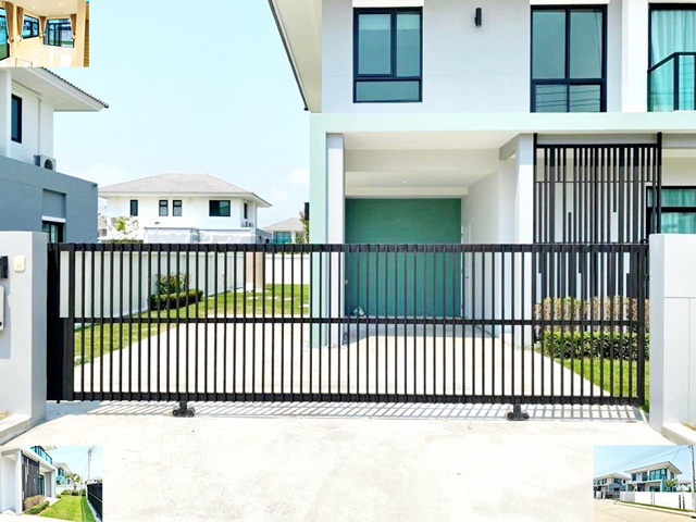 ให้ช่าบ้านเดี่ยว 2 ชั้น พาร์ค ทะเลสาบ เตรียมอุดมศึกษา สุวินทวงศ์  3นอน 2น้ำ 2จอดรถ 4แอร์ สวนรอบบ้าน ติดถนน 102ตรว. 140ตรม. 