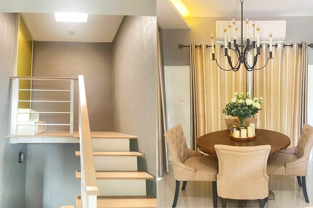 ติดทางด่วน ตลาดพูนทรัพย์2น้ำ ให้เช่าบ้านเดี่ยว 2  ชั้น 3นอน  4จอดรถ 4แอร์ หันหน้าไปทางสวน  ตกแต่งพร้อม สวนข้างบ้าน  22ตรว. 140ตรม.