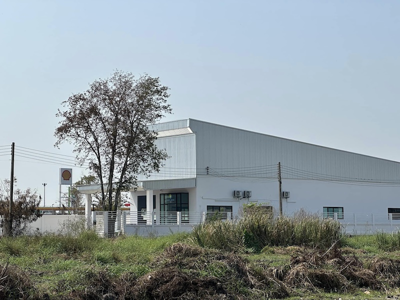 BST623 โรงงานขาย- เช่า ด่วน มี 1 Unit พื้นที่ 312 ตารางวา มีออฟฟิศ ในตัว ไฟฟ้า 380 VAC 3 เฟส ห่างถนนเรียบมอเตอร์เว 120 เมตร