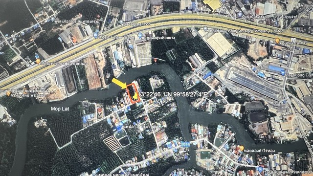 ขายด่วนที่ดินทำเลสวย ติดคลอง ใกล้ชุมชน อ.เมือง จังหวัดสมุทรสงคราม พื้นที่  1- 0-61 ไร่