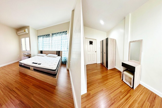 MRT สัมมากร 20ตรว. ราษฏร์พัฒนา ให้เช่าทาวน์โฮม 3 ชั้น 140ตรม.  บรรยากาศดี 3นอน 3น้ำ 1จอดรถ 4แอร์ เดินทางสะดวก เพียวเพลส รามคำแหง