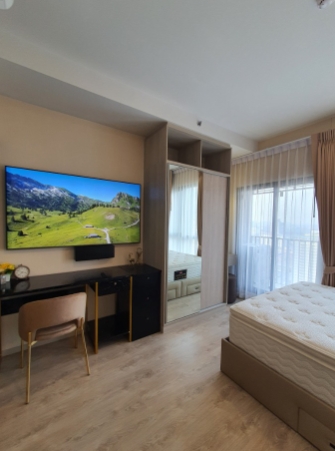 ให้เช่าคอนโดเดอะทรี พัฒนาการ-เอกมัย (สี่แยกคลองตัน) 24 ตรม มี 1 ห้องนอน 1 ห้องน้ำ