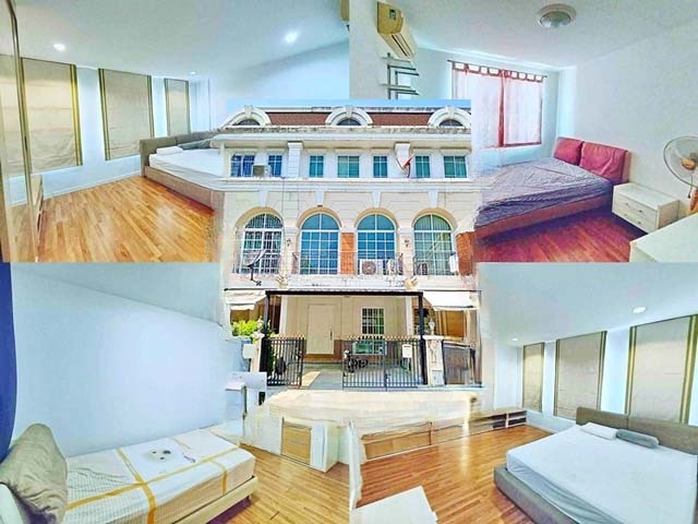 ให้เช่าโฮมออฟฟิศ 3 ชั้น พระราม9 20ตรว.APL หัวหมาก 180ตรม. ทำเลดี 3นอน 4น้ำ 2จอดรถ 4แอร์ เฟอร์บางส่วน