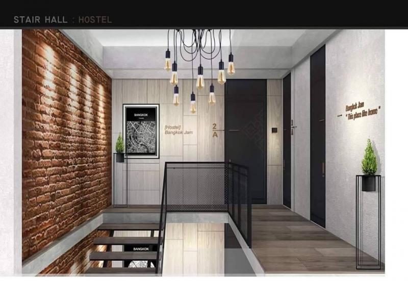 ขายอาคาร2คูหา3ชั้นย่านยมราชพระราม6ราชเทวี ออกแบบไว้พร้อมสำหรับทำโฮสเทลด้านบน และร้านค้าด้านล่าง