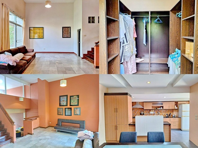 MRT คู้บอน ให้เช่าทาวน์เฮาส์ 3.5 ชั้น วิวสวน สระว่ายน้ำ 20ตรว. 180ตรม. ทำเลดี เป็นโฮมออฟิศ 3นอน 3น้ำ 4แอร์ 1จอดรถ เฟอร์ครบ ตลาดปัฐวิกรณ์