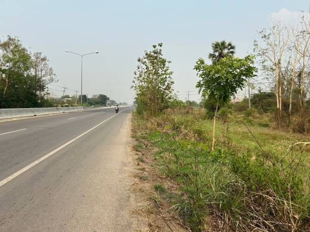 ที่ดินติดถนน ขายตรว.ละ 23,000 บาท เนื้อที่ 1-3-81 ตรว. โซนสันกำแพง ถนนเส้น1317 สันกำแพงสายใหม่ เข้าเมืองง่าย เดินทางสะดวก