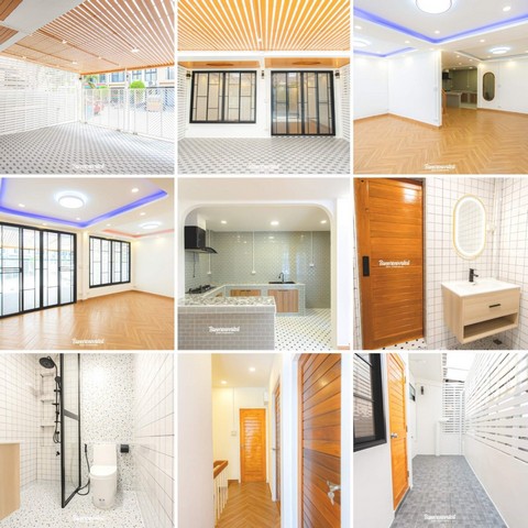 ขายทาวน์เฮ้าส์ 2 ชั้น หมู่บ้านประชากรไทย ซอยลาดพร้าว93 รีโนเวทใหม่ทั้งหลัง ตกแต่ง Minimal Style  สวยพร้อมเข้าอยู่