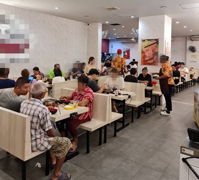 เซ้ง ร้านสุกี้แฟรนไชส์ สาขาดอนเมือง ห้างแฮปปี้อเวนิว ยอดขายขั้นต่ำต่อเดือน 1 ล้าน