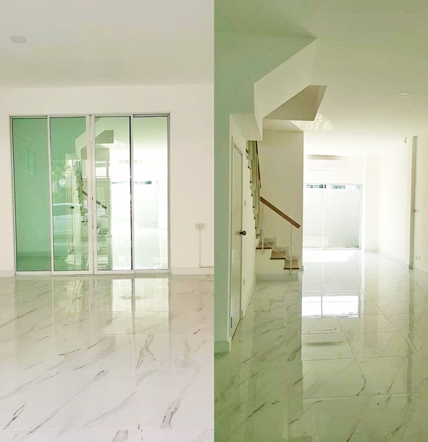 ตลาดวงศกร ทำเลดีมาก ให้เช่าทาว์นโฮม 3 ชั้น BTS สถานีคูคต 20ตรว. 170ตรม.3นอน 3น้ำ 2จอดรถ เดินทางสะดวก