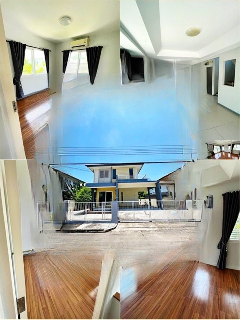 บางนาตราด กม.26 ใหญ่มาก 452ตรว.รร.นวมินทร์ บางบ่อ ให้เช่าบ้านเดี่ยว 2 ชั้น 142ตรม.3นอน 2น้ำ 2จอดรถ 1แอร์ โรงพยาบาลบางเสาธง 