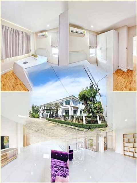 MRT วงแหวนรามอินทรา 254ตรม. ไม่เคยอยู่ เฟอร์ครบ ให้เช่าบ้าน 2 ชั้น 102ตรว. ใกล้มากแฟชั่น ทำเลดี เงียบสงบ หลังมุม 3นอน 3น้ำ 3แอร์ 2จอดรถ