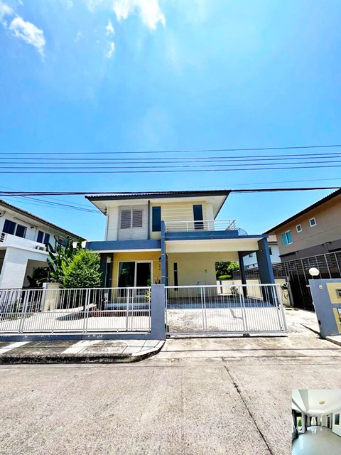 ให้เช่าบ้านเดี่ยว 2 ชั้น รร. นวมินทราชินูทิศ บางบ่อ บางนาตราด กม.26 ใหญ่ 50ตรว. 140ตรม. โรงพยาบาลบางเสาธง 9,999B-M งียบสงบ 3นอน 2น้ำ 2จอดรถ 1แอร์  ติดถนนNawamintarachinutit Sch. BangBo Biggest BangnaTrat KM.26 2-story house bangSaoThong Hospital for rent 50sq.wa. 140sq.m. 9,999B-M quiet 3bed 2bath 2parking 1A/C  next to the road.รัตนะโกสินทร์ 200 ปี เทพราชะลาดกระบัง กรุงเทพ- ชลบุรี สายใหม่บางเสาธงซ.บางนา-ตราด ถ.บางนา-ตราด ตำบลบางบ่อ อำเภอบางบ่อ สมุทรปราการ 105603 ห้องนอน2 ห้องน้ำ1 ห้องนั่งเล่น2 จอ