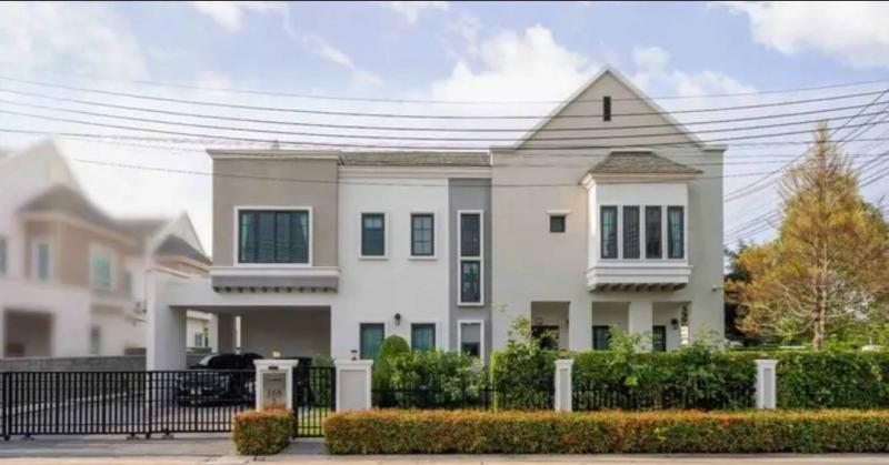 รหัสทรัพย์ R3037 ให้เช่าและขาย บ้านเดี่ยว 2ชั้น หมู่บ้าน เดอะ เมเธียส กัลปพฤกษ์ - กาญจนาภิเษก เฟอร์นิเจอร์จัดเต็ม