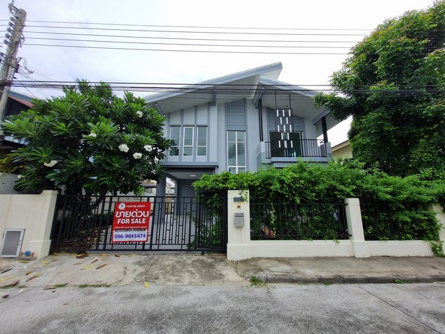 ขายบ้านเดี่ยวกิ่งแก้ว37 ใกล้สุวรรณภูมิ 50.7 ตร.ว. บ้านรีโนเวทสวย