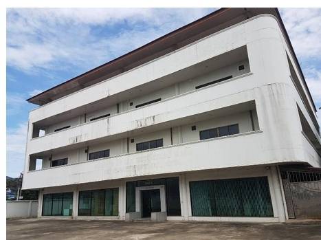 รหัสทรัพย์ R3044 ให้เช่า อาคารสำนักงาน 4ชั้น พร้อมโกดังเก็บของ ย่านเฉลิมพระเกียรติ ร.9 ติดถนนสองฝั่ง