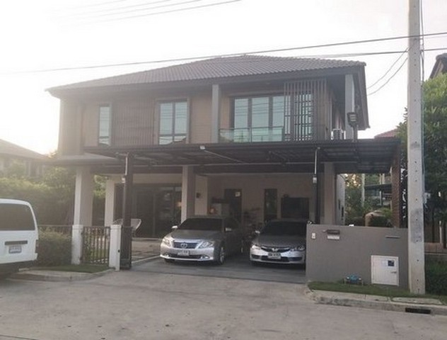  ให้เช่าบ้านเดี่ยว ฮาบิเทีย ออร์บิต หทัยราษฎร์ โครงการของแสนสิริ ย่านคลองสามวา ใกล้ทางด่วนจตุโชติ 