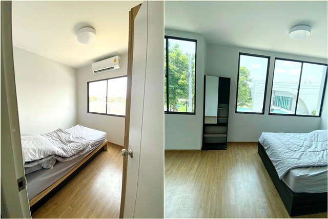 APL บ้านทับช้าง ให้เช่าเฟอร์ครบ 3นอน 2น้ำ 2จอดรถ ทาวน์โฮม 2 ชั้น 27ตรว. 95ตรม. 21,998B-M ทำเลดี  4แอร์ วิวสระว่ายน้ำ เดอะ พาซิโอ มอลล์