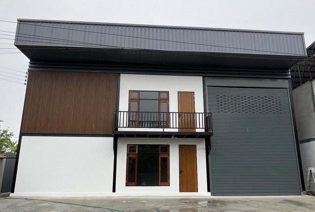  ให้เช่าโกดัง 285ตรม.พร้อมออฟฟิศ 2 ชั้น ซอยธารทอง หลังตลาดเอซี  อำเภอลำลูกกา 