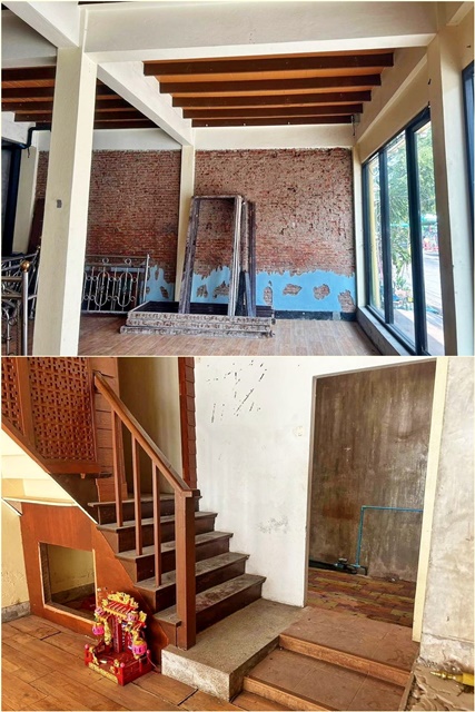 โรงแรม-โฮสเทล 2 คูหา ให้เช่า 4 ชั้น BTS สะพานตากสิน แหล่งพลุกพล่าน 38ตรว. 245ตรม. ทำเลดี  8นอน 4น้ำ มีพื้นที่จอดรถ เดินทางสะดวก