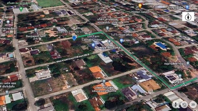 ขายที่ดิน รูปสี่เหลี่ยมผืนผ้า 140 ตรว. ใกล้สโมสรกสิกรไทยซอยรามคำแหง 118 สะพานสูง กรุงเทพฯ