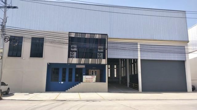 EPL-WH0666 ให้เช่าโกดัง พร้อมสำนักงาน  ถนนเลียบคลองส่งน้ำสุวรรณภูมิ  บางปลา เนื้อที่ 1 ไร่ 57 ตารางวา พื้นที่รวม 1991.50 ตรม. 