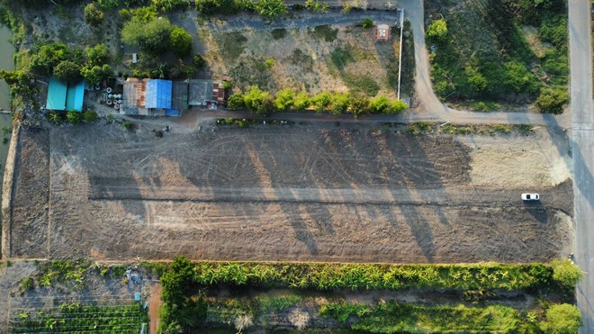 ขายที่ดิน 3 ไร่ 55 ตรว อ.บางน้ำเปรี้ยว ฉะเชิงเทรา แปลงสี่เหลี่ยม เหมาะสร้างอาคาร โกดัง โรงงาน